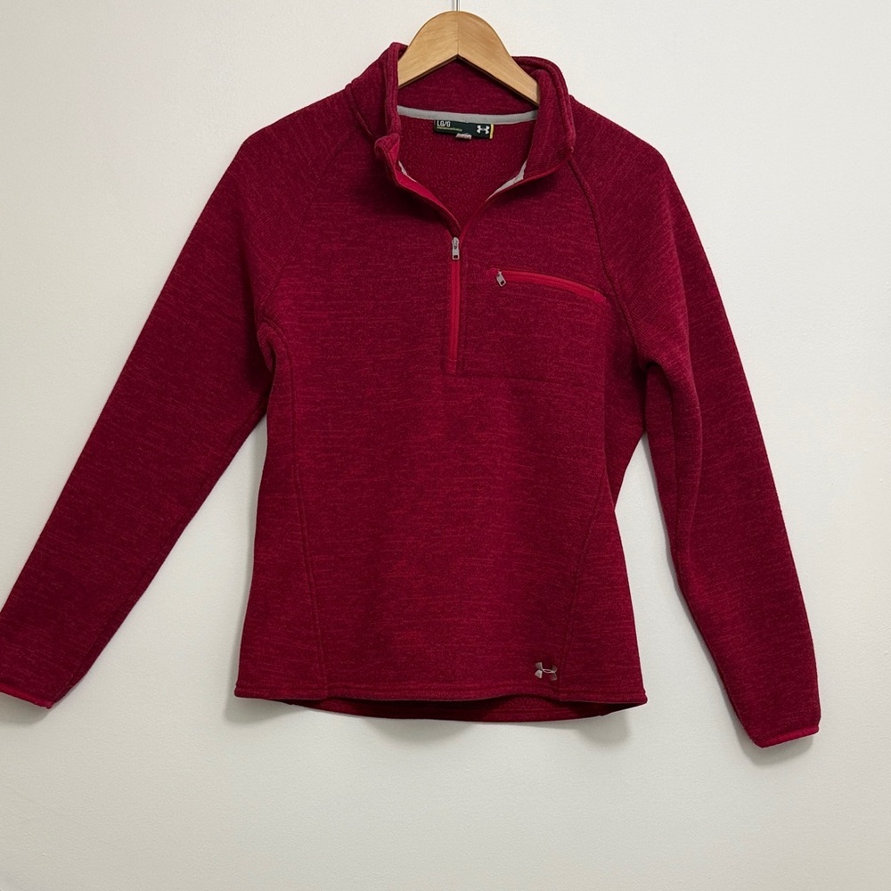 Under Armour Women's Burgundy Storm Half-Zip Pullover